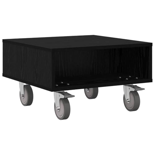 Mesa de madera plegable con ruedas de 50,5 cm para espacio pequeño 2