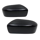 DULPER Rear View Mirror Cover Cap 2003 2004 2005 2006 2007 Accord 2003-2007 Accord Exterior Mirror Covers Decoration Trims,(US model)