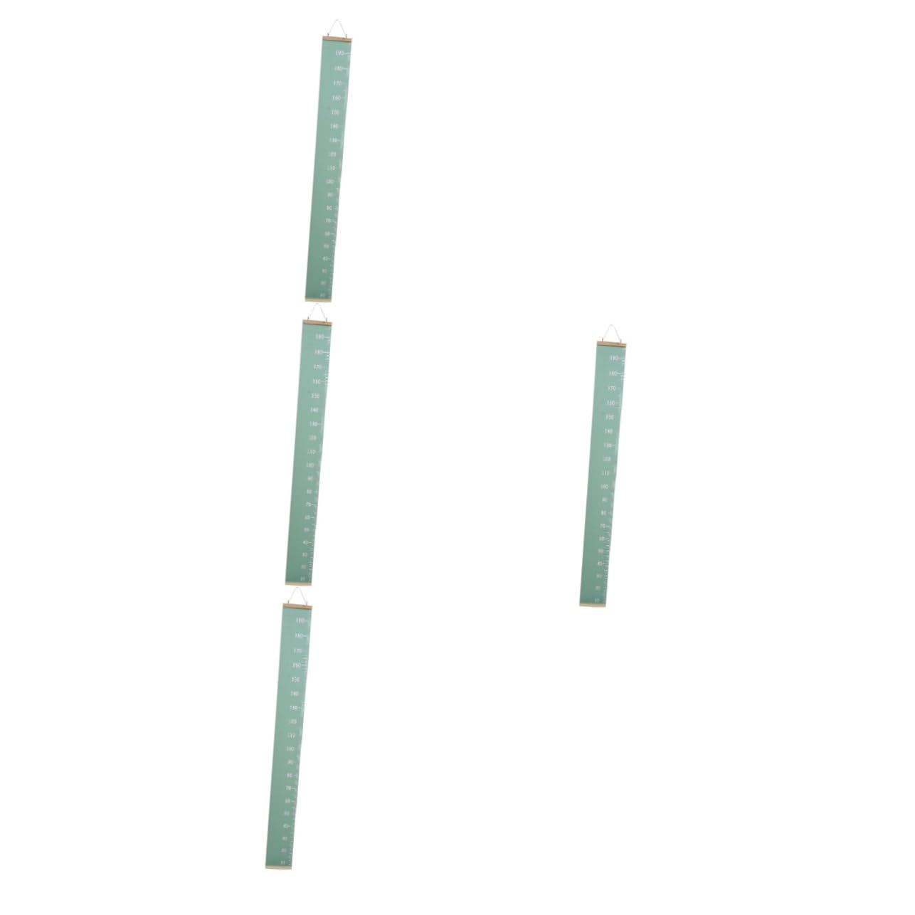 4piezas Regla De Crecimiento Infantil Para Decoración De Pared Medidor De Colgante Para Chart De Crecimiento Para Habitaciones Infantiles y Guarderías Avocado