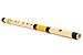 Radhe Flutes | E Natural Right Handed Middle Bansuri | Black & Orange | Tuned With Tanpura A=440Hz | PVC Flute + Hindi & English Flute Lessons