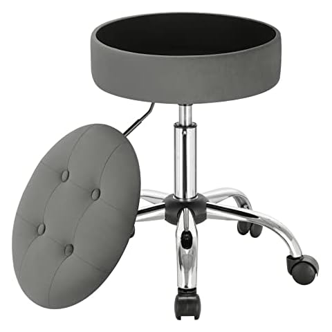 WOLTU Bürohocker, Arbeitshocker mit 5 Rollen Cover