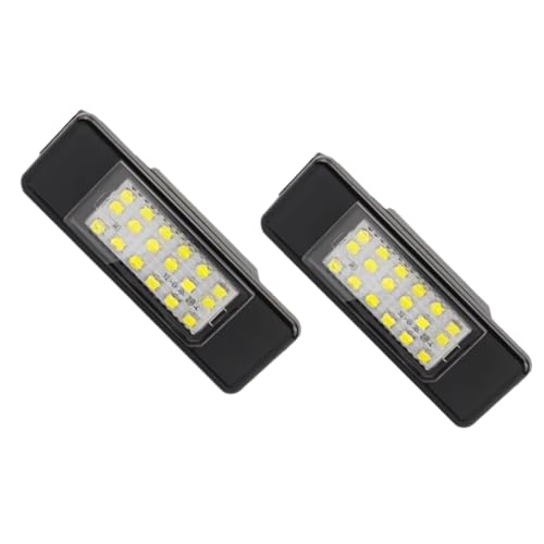 Luz de matrícula LED para Nissan Juke, Qashqai y X-Trail, pack de 2 pilotos traseros