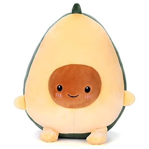 EHOTONG Gianthairball Avocado Plush Pillow Cover