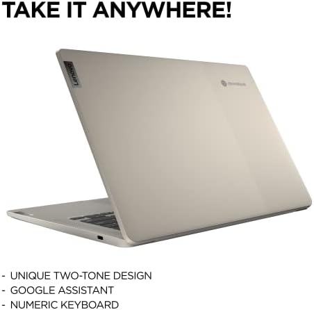 Lenovo IdeaPad 5i 14 Inch Touch FHD Core i5, 8GB RAM, 256GB SSD, Intel Iris Xe Graphics, Chromebook  Sand Laptop