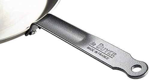 De Buyer Frigideira redonda 5110.28 Carbone Plus, aço de alta qualidade, 28 cm de diâmetro