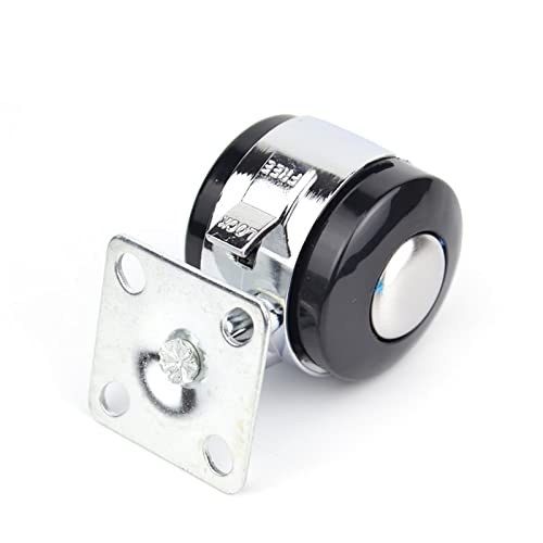 Roulette de meuble anti rayure en zinc et PVC 40 mm pour stopper les bruits de friction
