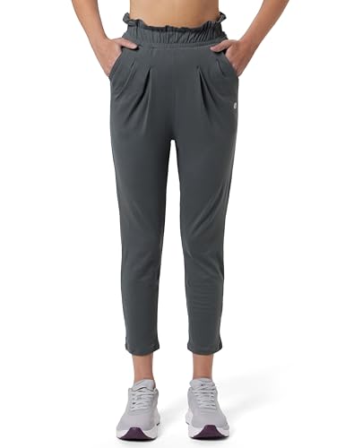 Image of Van Heusen Women High Rise Ruffle Regular Fit Pants