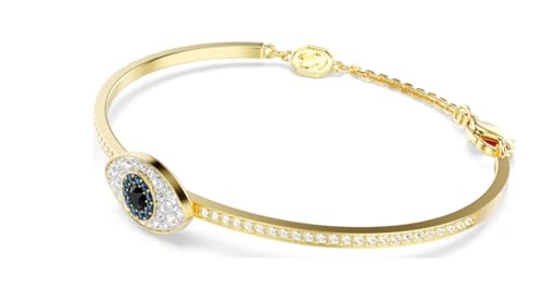 Symbolica bangle Evil eye, Blue, Gold-tone plated2