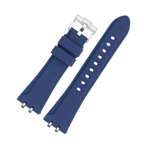 Bracelet M28603 de 41 mm en caoutchouc premium mat