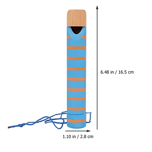 MILISTEN Pull-push houten fluitje kinderen wind instrument speelgoed kinderen muzikaal speelgoed - Image 8