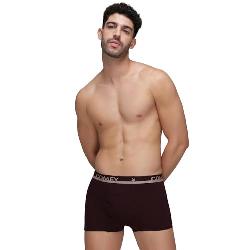 Image of Amul Comfy Men's Trunk Underwear | Soft Outer Elastic | Soft Waistband | Breathable Comfortable Innerwear | Pack of 2 | Color May Vary