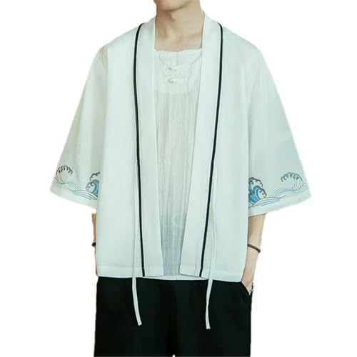 Cardigan Homme Été Mince pour rester au frais avec un style samouraï