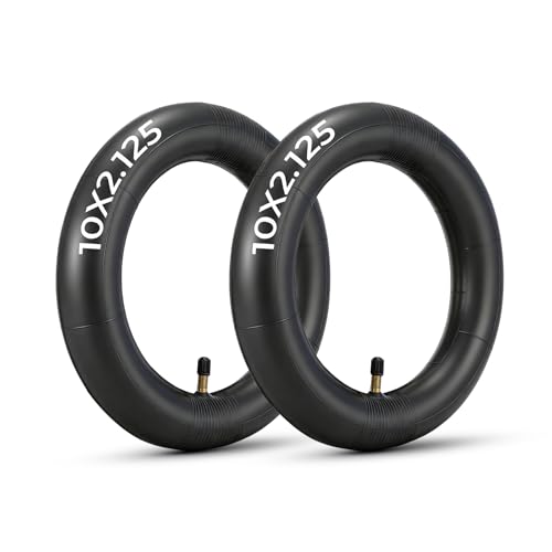 Molibisty 10x2.125 Inner Tube 10 X 2.125 Scooter Tube With Straight Valve