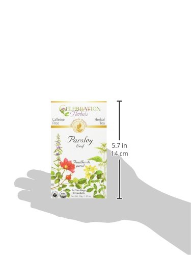 Celebration Herbals Organic Parsley Leaf Tea Caffeine Free, 24 Herbal Bags - Thumbnail 5