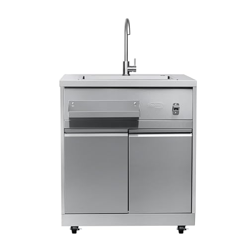 KoolMore 32 in. Sink with Cabinet in Stainless-Steel for Outdoor Kitchen (KM-OKS-SWC)