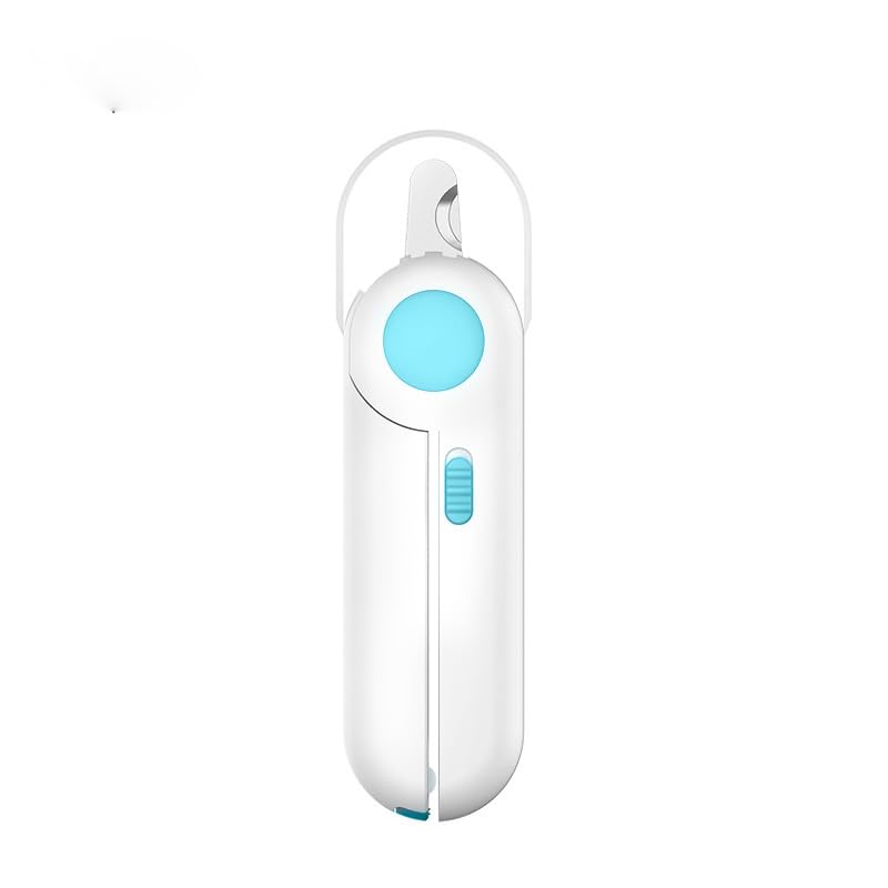 Cortacésped de uñas para mascotas con luz LED, corte profesional para mascotas, protección contra salpicaduras, apto para mascotas pequeñas y medianas Tai
