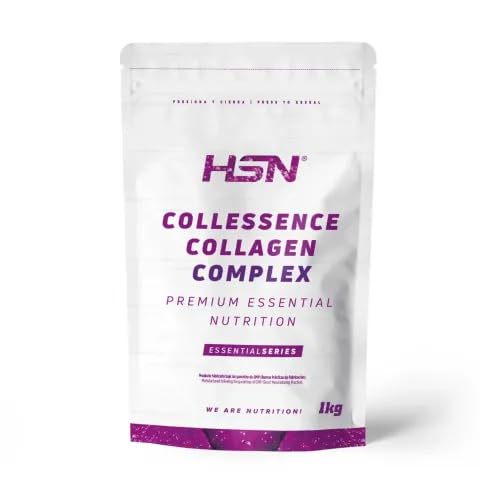 HSN Colágeno Hidrolizado y Magnesio (Malato Citrato Bisglicinato) en Polvo Collessence Colágeno Complex | Neutro 1000g | No Incluye Dosificador | No-GMO, Sin Gluten ni Lactosa ni Pescado