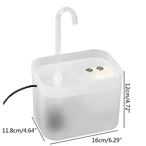 Fuente automática para gatos y perros 1.5L con carga USB miniatura 4