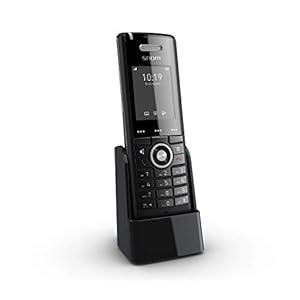 SNOM M65 Professional DECT handset (250 uur standby 2 inch 176 x 220 pixels TFT, SW OTA upgrade, trilalarm, riemklem…