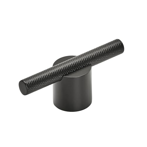 Amerock | Cabinet Pull | Matte Black | 5/8 inch (16 mm) Center to Center | Transcendent | 1 Pack | Drawer Pull | Drawer Handle | Cabinet Hardware