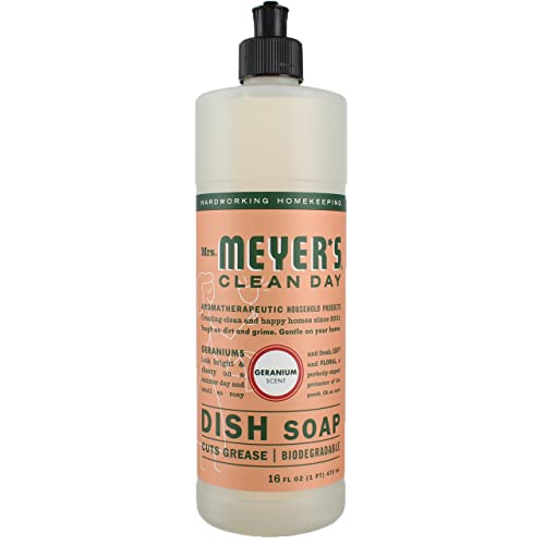 Image of Mrs. Meyer'S Dish Soap Liq Geranium 16 Fl oz