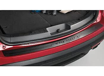 Ford Oem Factory Stock Genuine 2016 Explorer Rear Back Black Top Bumper Applique Self Adhesive Step Scuff Pad Protector Scratch Guard W Logo #TOP7