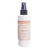 Blossom to Bath Sandalwood Amber Body Spray (4 Ounce) - Phthalate Free Fragrance - Energizes Skin with a Woodsy Warm Scent