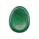 Sunshcat Synthetic Malachite Water Drop Chakra Thumb Worry Crystals and Healing Stones,Stress Relax Reiki Crystal Pocket Palm Stones