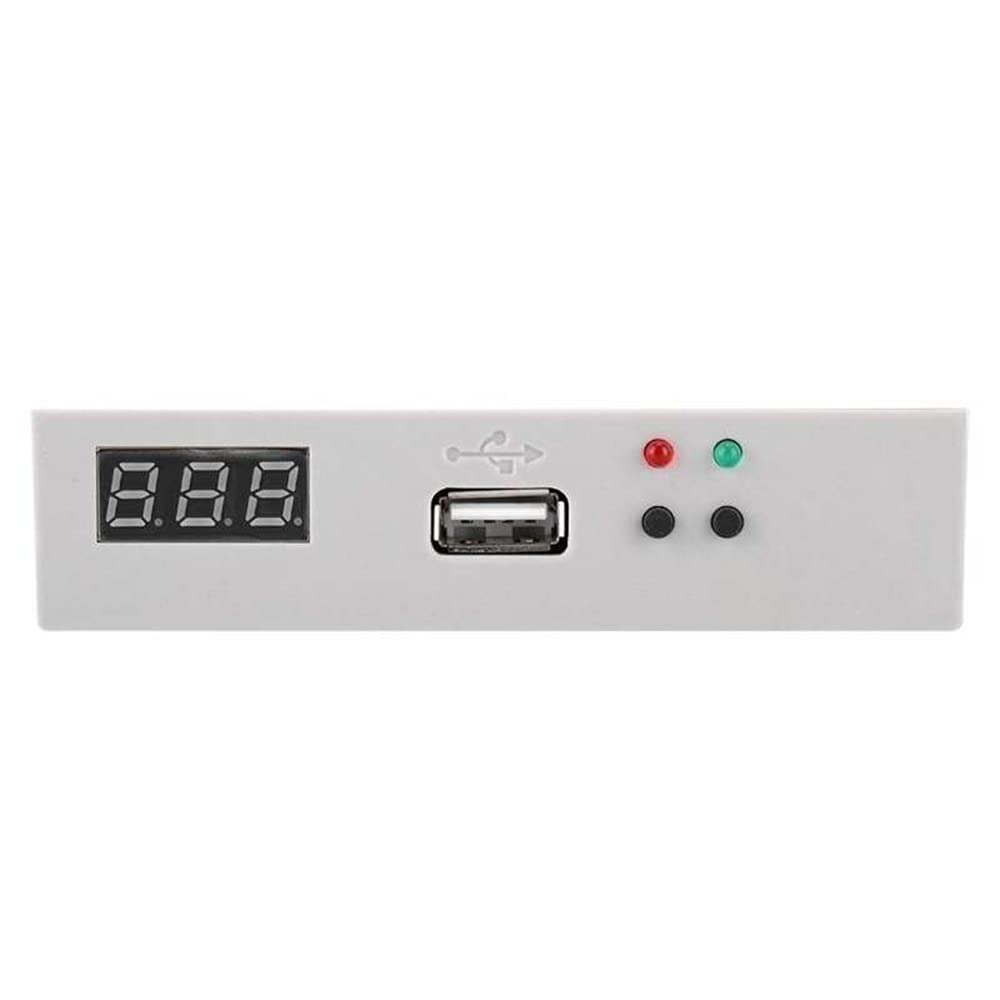 Diskettenlaufwerk-Emulator, FDD-UDD U144K Diskettenlaufwerk 1,44 MB USB-SSD-Emulator für Industriecontroller (SCHWARZ)
