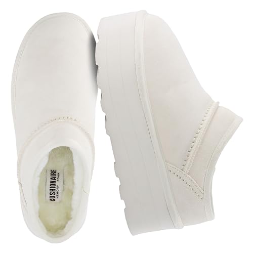 CUSHIONAIRE Huggy-2 Platform Slippers