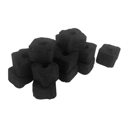 BESTonZON Grill Hibachi Bambou Briquettes pour Barbecue De Table Et Foyer Extérieur Pierres pour Grillades Camping Et Barbecue Intérieur