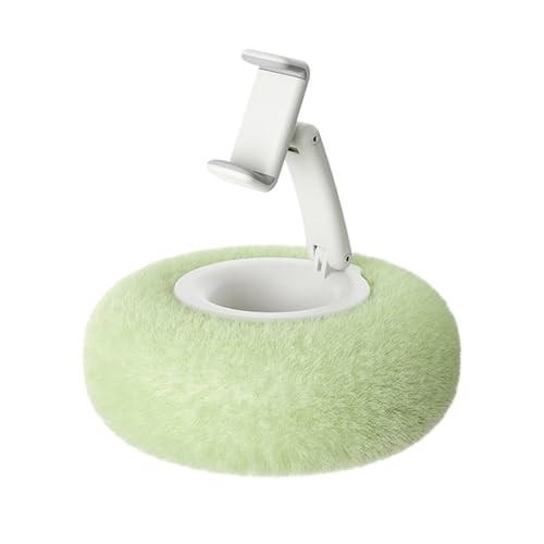 Support pour tablette avec coussin peluche rotatif à 360 degrés