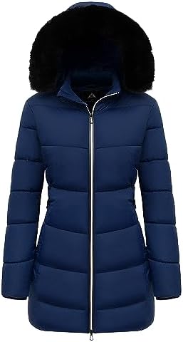 MOERDENG Women’s Winter Coats, Windproof, Warm, Waterproof, Thick, Hooded