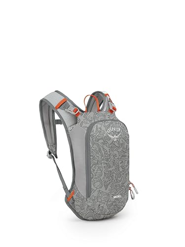 Osprey Moki 3L Kids' Biking Backpack with Hydraulics Reservoir, Hungry Dino Print
