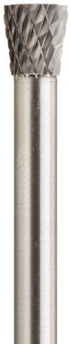 Image of Drill America SN-2 Carbide Burr /Rotary File Inverted Cone Double Cut for Die Grinder 3 /8 inch Dia. x 3 /8 inch Cut Length with 1 /4 inch Shank and 2-1 /8 inch Overall Length, DUL Series