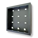 Frame Punk - Lego F1 Collectable Race Cars 71049 Display Case - Wall Mount or Free Stand - Dust Protection - Black