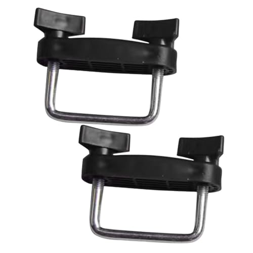 HOLIDYOYO Roof Rack Accessories Car Roof Clips 2pcs Cargo Carrier Rack Mounting Clips Plastic Metal Stylish Design