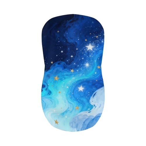 Image of Star Bar Stool Covers,4 Pack Stretch Waterproof Bar Stool Chair Cover for Dining Room Cafe Furniture Chair Seat Protectors Seat Covers