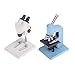 HomeSoGood 2Pcs 1:12 Scale Microscope,Realistic Miniature Microscope Model, Fake Microscopes for Micro Landscape Ornament