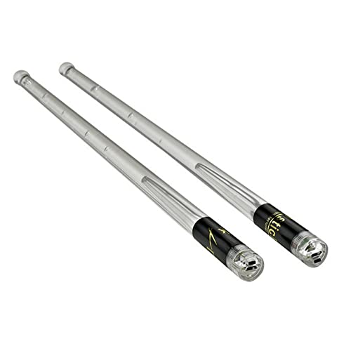SSJY 1 Pares Baquetas ​Luminosas,Baquetas Profesionales para batería,15 variaciones de Color,con Cable de Carga USB,para niños,Principiantes y Profesionales Cover