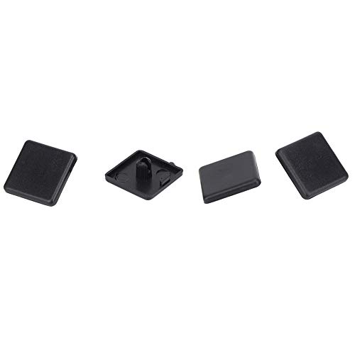 Image of 50Pcs EU Standard Aluminum Profiles End Cap Cover Black Plastic Fasteners Round Plastic Hole Plugs Biscuits Plugs (European Standard 2020)