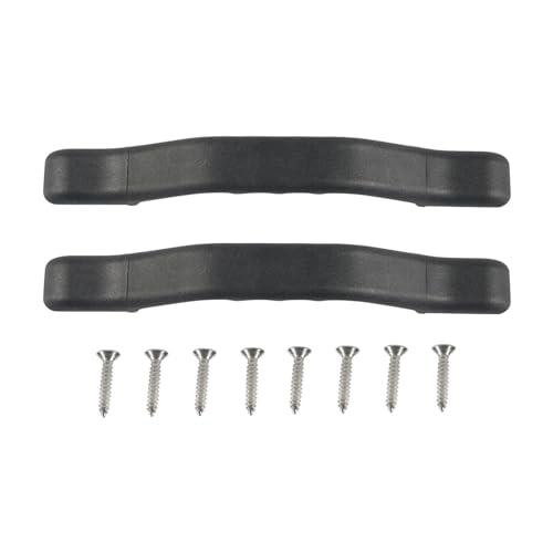 Generic RV Door Handle Entry Door Assist Bar Wear Resistant Grab Handle, RV Door Handle Bar for Cargo Trailer Boat, Black, 23.2cm