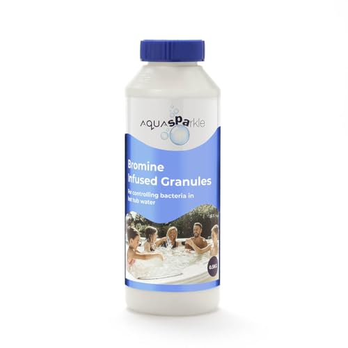Test All Water Ltd - AquaSPArkle Bromine Granules | Rapid Dissolving | Neutral pH | Algae & Bacteria Guard | Hot Tub & Spa Sanitiser | 0.5kg | Compatible with Insta Test 5