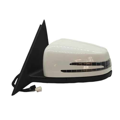 �o�b�N�~���[ �A�b�V�[ �ɓK������ W212 E250 E300 E350 E400 E550 E63 AMG 2010-2016 �����T�C�h�o�b�N�~���[�J�o�[�A�Z���u�� �h�A�~���[ �A�b�V�[(Left White)