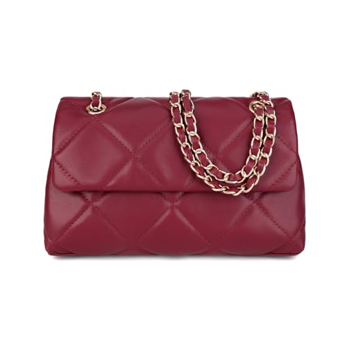 Image of Gladdon Quilted Crossbody Purses for Women Small Ladies Shoulder Bags with Chain Trendy Clutch Purse Cute Designer Bag