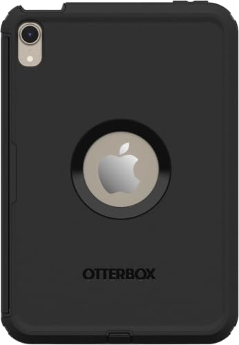 Image of OtterBox Defender Series Case for iPad mini (A17) and iPad mini (6th gen) - Black, Rugged, Durable, Multi-Layer Protection (Pack of 10)