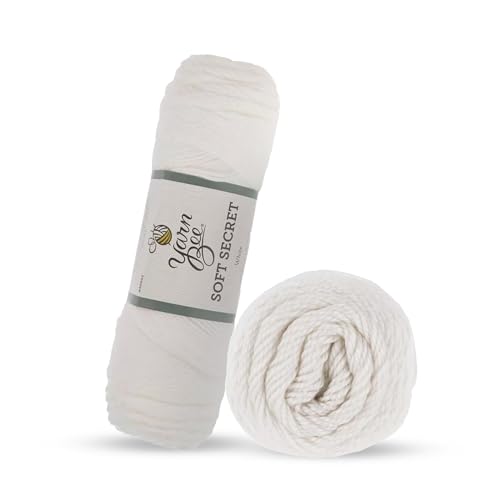 Bee Medium Yarn for Crocheting & Knitting Soft Acrylic Yarn Skein 300 Yards for Blankets, Hats, & More