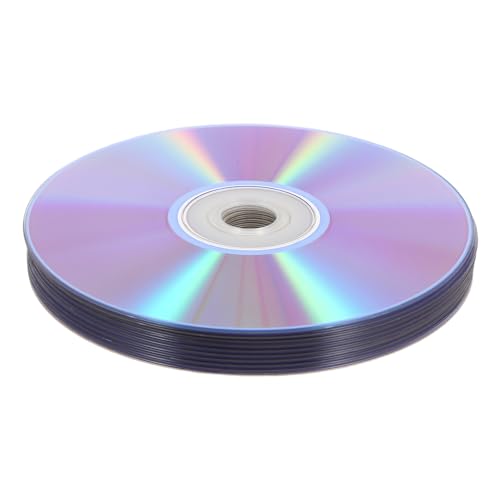 LRXIYODE 10 Piezas DVD-r Grabables de Alta Capacidad Discos DVD Imprimibles para Almacenamiento de Vídeo Copias de Seguridad y Grabación Pc Compatible