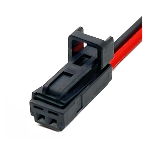AICNRUT 1 Set 2 Pin Car Door Side Light Electrical Connector Female Male Wire Harness For 4B0971832 4E0972575 1-1534113-1 1534155-1 AICNRUT(2Pin Female,5 Sets)