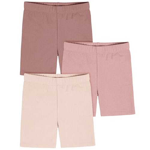 Image of Gerber Baby & Toddler Girls 3-Pack Pull-on Bike Shorts